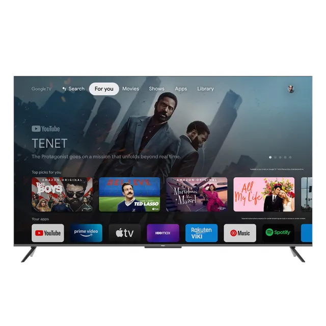 【Haier 海爾】75型 4K QLED DLG 120Hz GoogleTV 智能聯網液晶顯示器(LE75S8UX2)