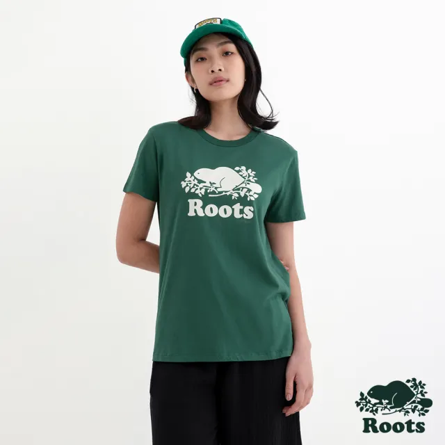 【Roots】Roots 女款-經典海狸LOGO短袖上衣(多色可選)