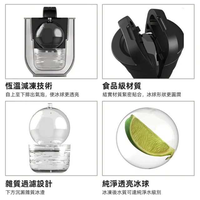 【上手家居】大冰球模具(製冰球/冰球/圓形製冰盒/大冰球模具/製冰模具)