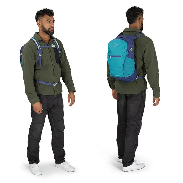 【Osprey】雙11 Daylite Plus 20 日常/旅行背包 深夜藍(多功能背包 通勤背包 運動後背包)