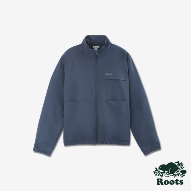 Roots Roots男裝- ATHLEISURE WOVEN 外套(軍藍色)