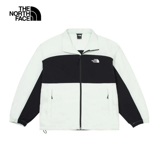 The North Face TNF 北臉 休閒 防潑水防風夾克 M TNF EASY WIND TRACK JKT - AP男 綠 黑(NF0A83US7FO)