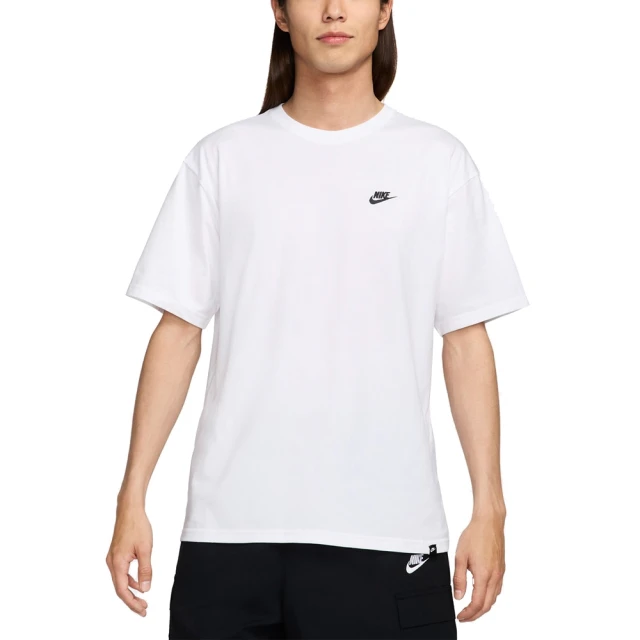 NIKE 耐吉NIKE 耐吉 AS M NSW TEE CLUB MAX 男 圓領短袖T恤 短袖上衣 白(FV0376100)