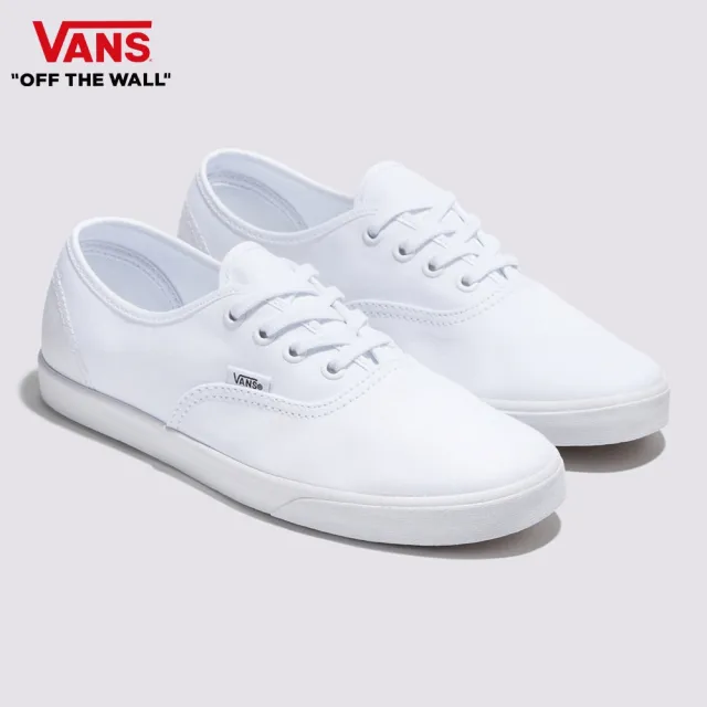 【VANS 官方旗艦】Authentic Lowpro 男女款白色滑板鞋