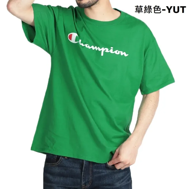 【Champion】美國冠軍 純棉 5.2盎司薄款 LOGO 短袖T恤 上衣 CLASSIC GRAPHIC TEE SCRIPT(請留意尺碼數據)