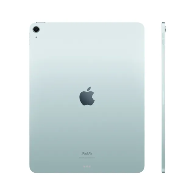 【Apple】2024 iPad Air 13吋/WiFi/128G 平板電腦 (三折筆槽殼+鋼化保貼組)