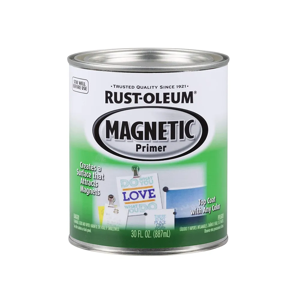 【RUST-OLEUM 樂立恩塗料】磁性底漆 黑色(平光／887ml 247596)