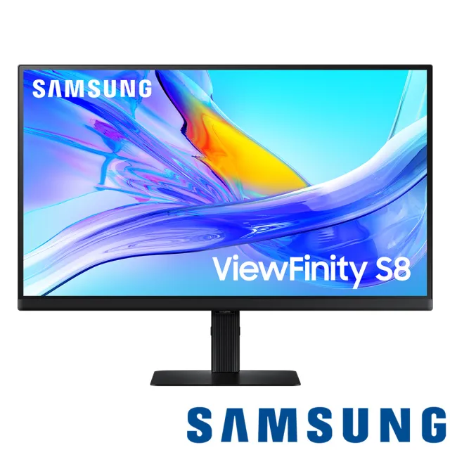 【SAMSUNG 三星】S27D806UAC 27型 4K ViewFinity S8  創作者專業螢幕(IPS/Type-C/90W/sRGB 99%升降旋轉)