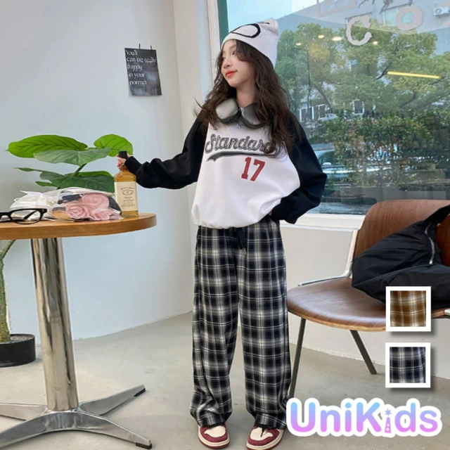 UniKids 中大童裝飛袖洋裝 小花公主裙連身裙 女大童裝