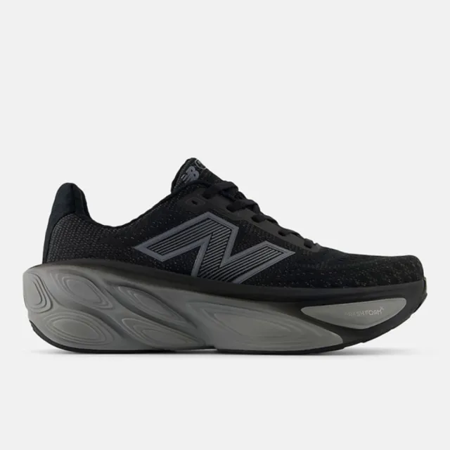 【NEW BALANCE】Fresh Foam X More V5 男 慢跑鞋 2E寬楦 緩震 黑灰(MMORLK5)