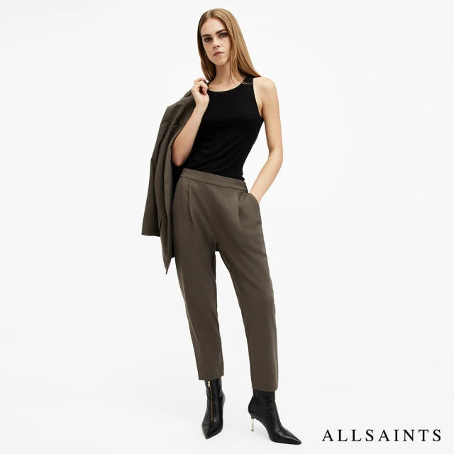 ALLSAINTS AVERIE 俐落條紋西裝寬褲 W008