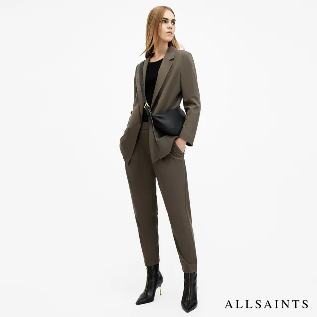 【ALLSAINTS】ALEIDA TRI 輕薄西裝外套-橄欖綠 W008QZ(常規版型)