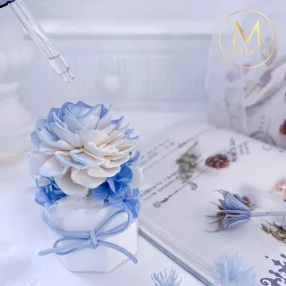【Floral M】克里斯蒂娜公主香氛擴香花星空藍(擴香花/香氛花/花禮/香水精油/居家香氛/桌上裝飾/送禮)