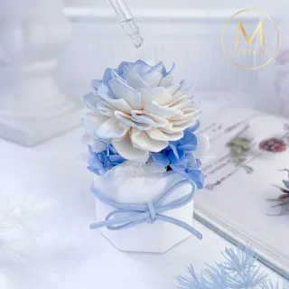 【Floral M】克里斯蒂娜公主香氛擴香花星空藍(擴香花/香氛花/花禮/香水精油/居家香氛/桌上裝飾/送禮)