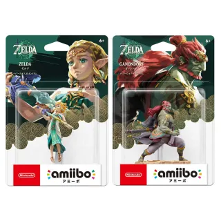 【Nintendo 任天堂】amiibo 薩爾達+加儂多夫組合-薩爾達傳說：王國之淚系列