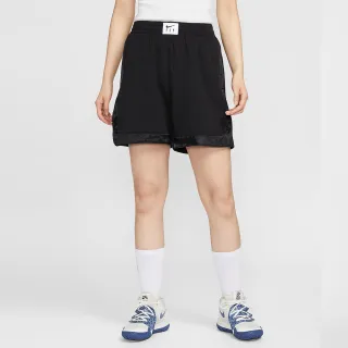 【NIKE 耐吉】短褲 運動褲 籃球褲 排汗 女 AS W NK DF SSNL FLEECE SHORT 黑色(FQ6029010)