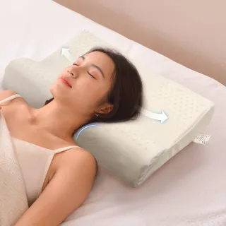 【LooCa】護頸深度睡眠乳膠枕頭-3款選(1入★mo獨家)