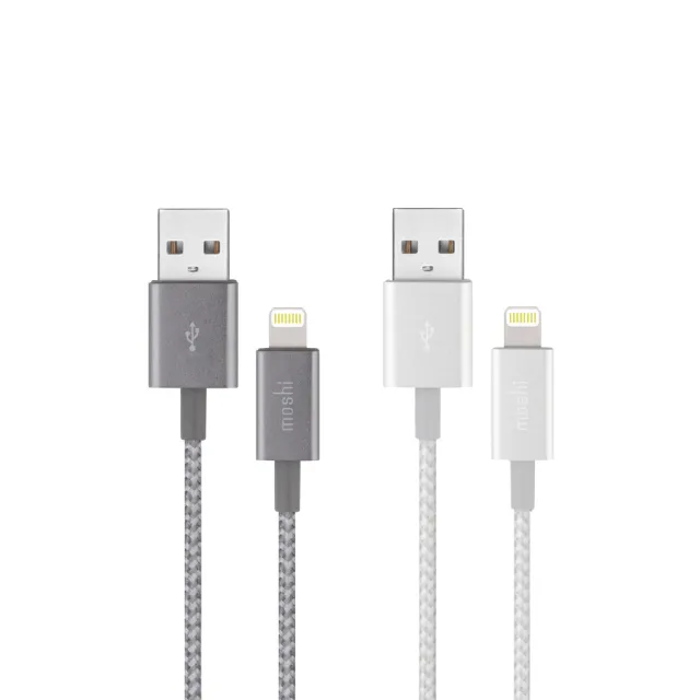 【Moshi】Integra Lightning to USB-A 充電線/編織傳輸線(1.2m iPhone充電線)