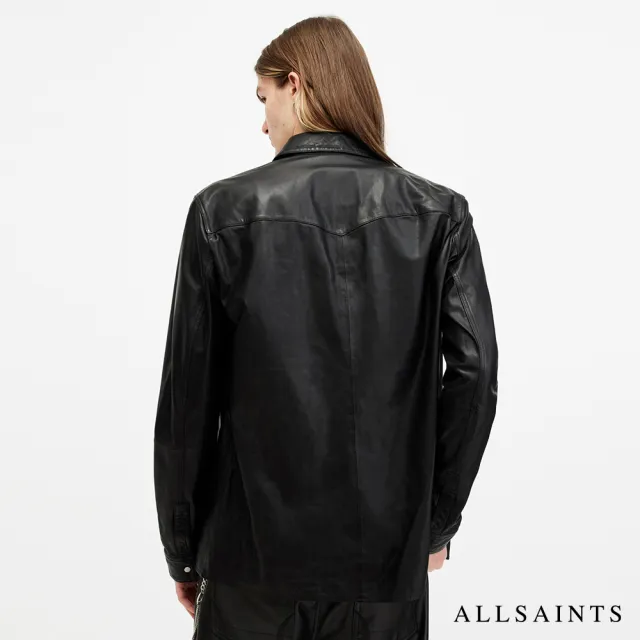 【ALLSAINTS】IVAN 羊皮長袖襯衫 M169SB(常規版型)