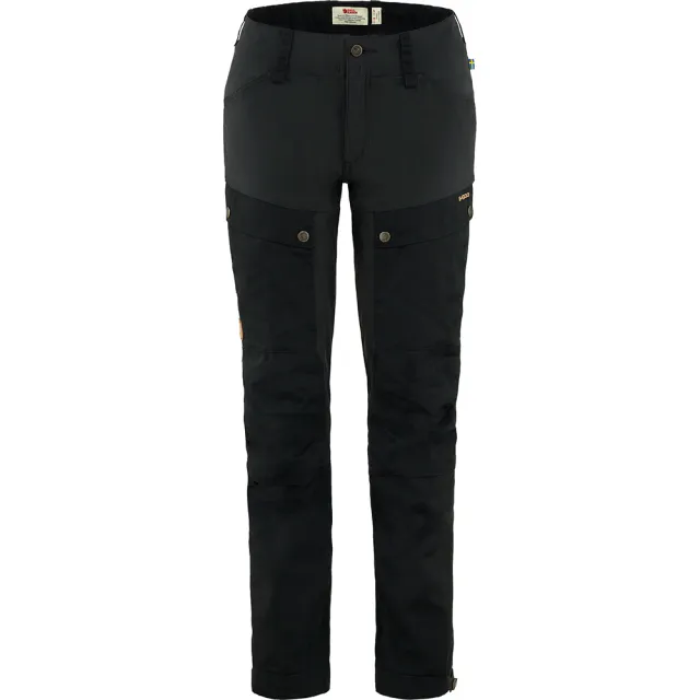 【Fjallraven】Keb Curved 2023 登山長褲 女(FR86705-550黑 FR86705-662-625深森綠月桂綠)