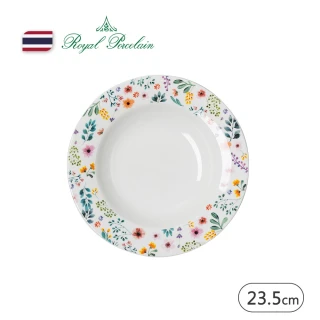 【Royal Porcelain泰國皇家專業瓷器】AUTUMN NIGHT 湯盤 23.5cm(泰國皇室御用品牌)