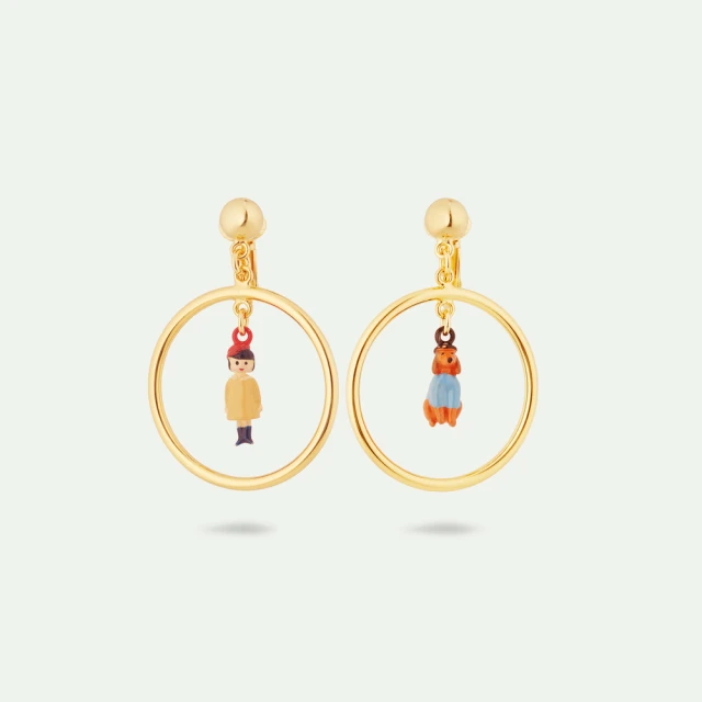 Les Nereides 小小菇家族-花園地精寶寶與沙堡耳環