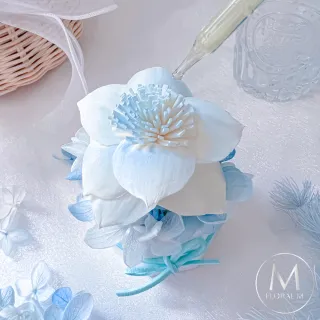 【Floral M】Santa加州落日香氛擴香花海洋藍(擴香花/香氛花/花禮/香水精油/居家香氛/桌上裝飾/送禮)