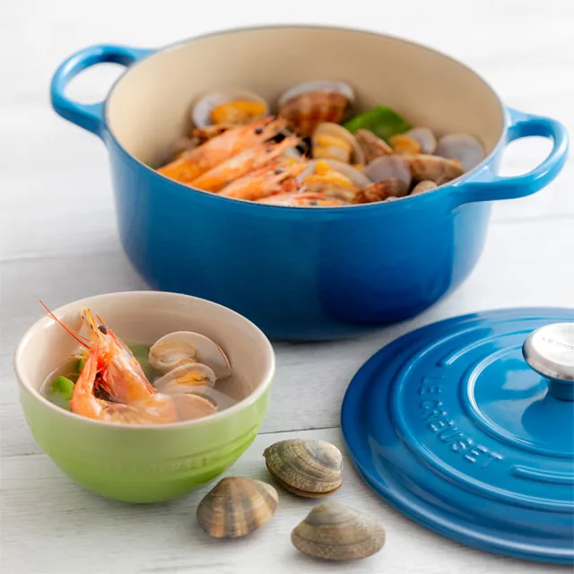 【Le Creuset】瓷器韓式飯碗(葡萄紫)