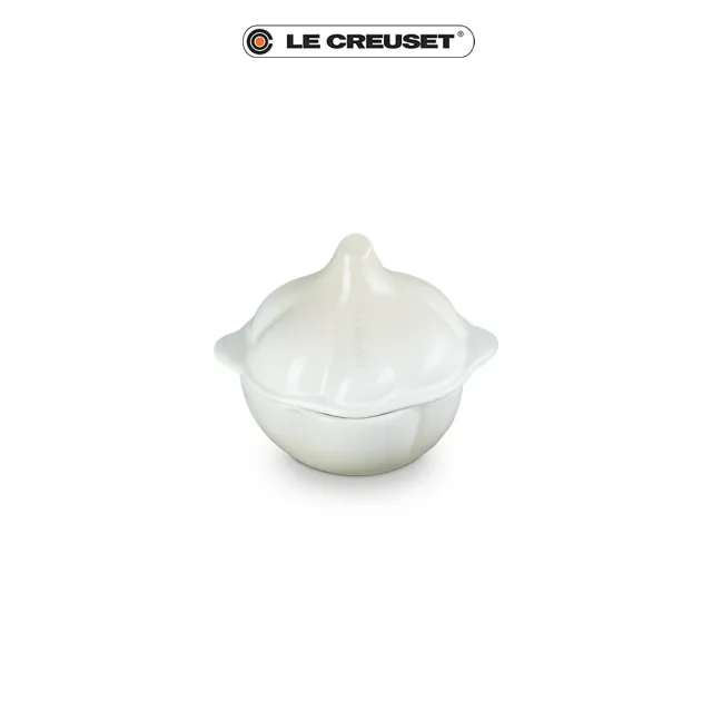 【Le Creuset】瓷器蔬果系列造型烤盅 大蒜/蕃茄/蘋果/黃椒(4款造型選1)