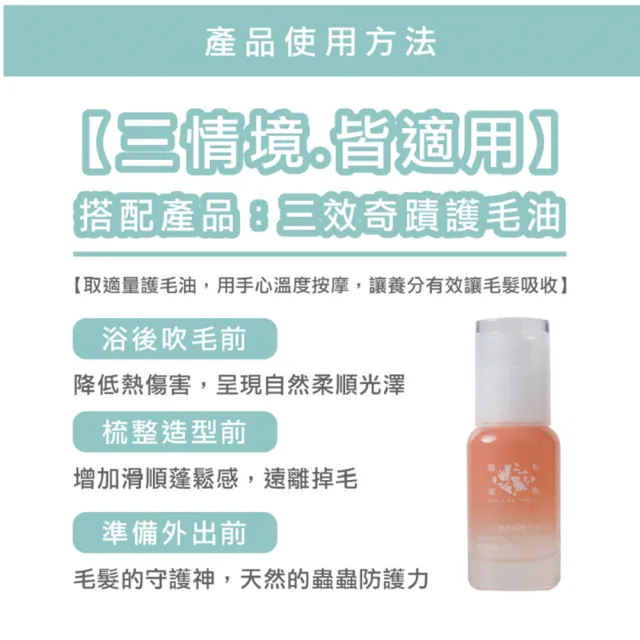 【GOODMO 歸毛家族】寵物毛髮保護 三效奇蹟護毛油 40ml(全齡貓犬/免沖洗/柔順護色/驅抗蟲)