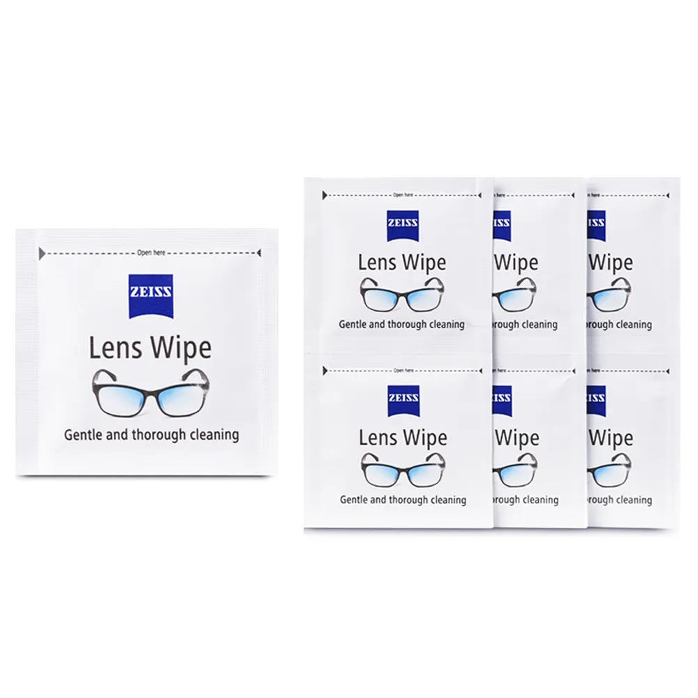 【ZEISS 蔡司】Lens Cleaning Wipes 抗菌 拭鏡紙 / 20張