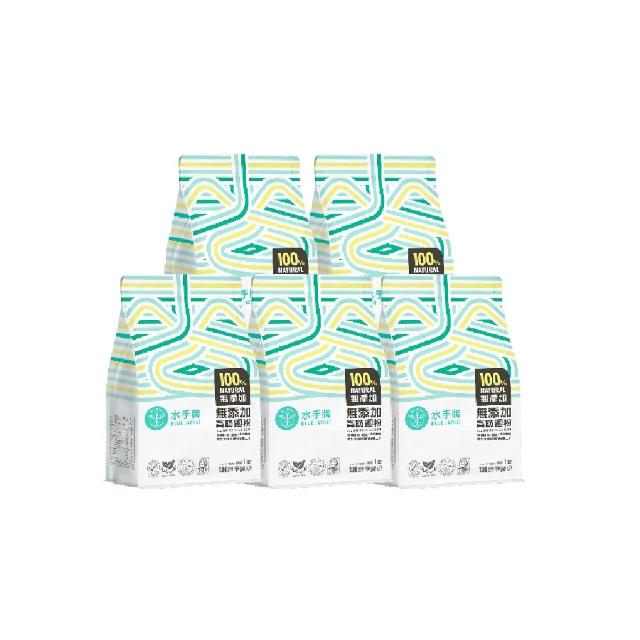 【聯華製粉】水手牌無添加高筋1kg/入x5包組(新品優惠組)