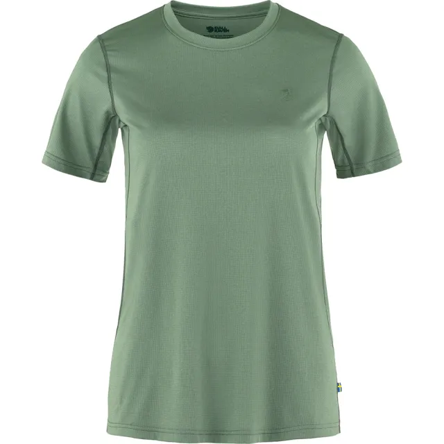 【Fjallraven】Abisko Day Hike短袖排汗衣 女 T恤(FR84106-534靛藍 614綠鏽)
