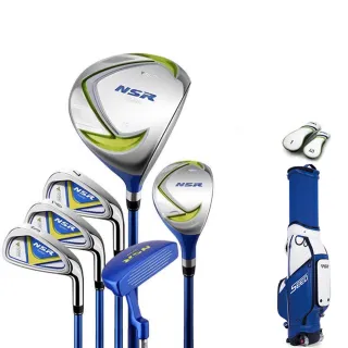 【PGM】兒童高爾夫球桿男童女童初學套裝全套6支裝3-12歲配支架包套桿(送球包)