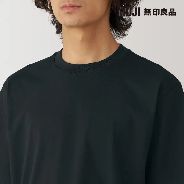 【MUJI 無印良品】男天竺圓領短袖T恤(共10色)