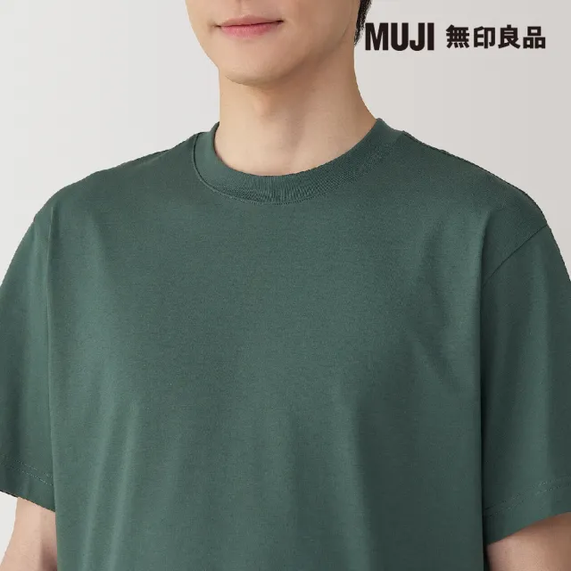 【MUJI 無印良品】男天竺圓領短袖T恤(共10色)