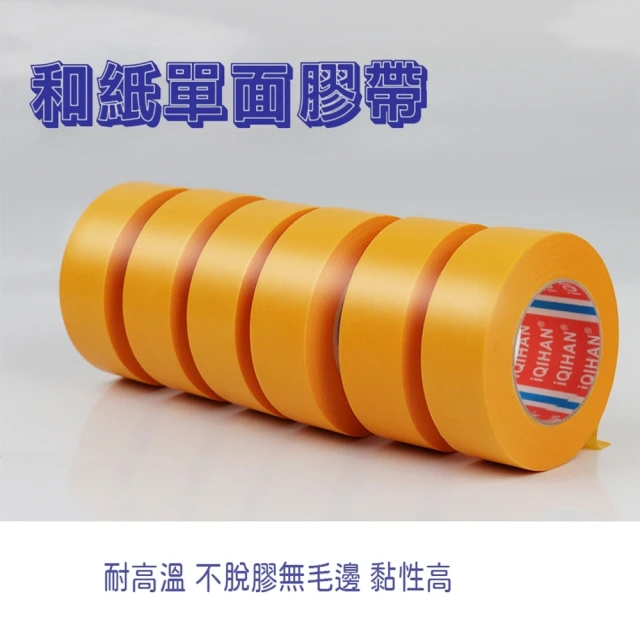 【we champ】養生膠帶 防塵遮蔽帶 和紙膠帶 5*25cm(2捲組)