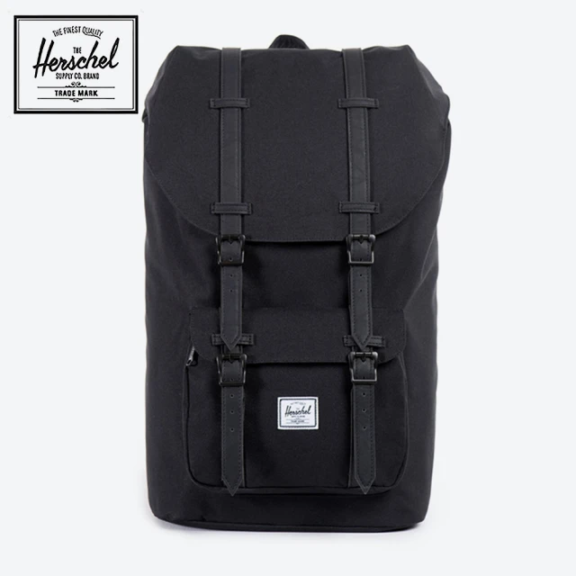 Herschel 官方直營 後背包 15吋筆電包 書包 旅行包 大容量 25L Little America 極致黑(cam