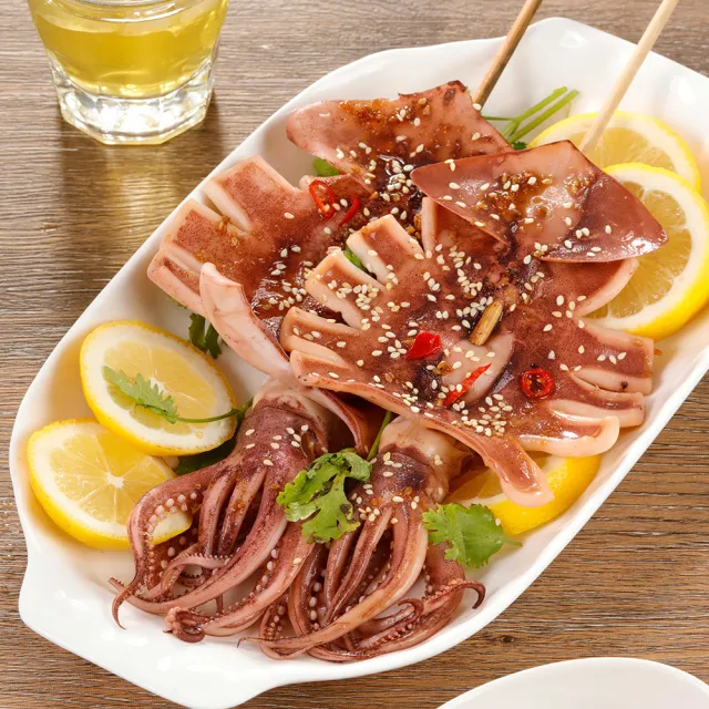 【華得水產】阿根廷魷魚2包組(1包2入-總共450-500g)