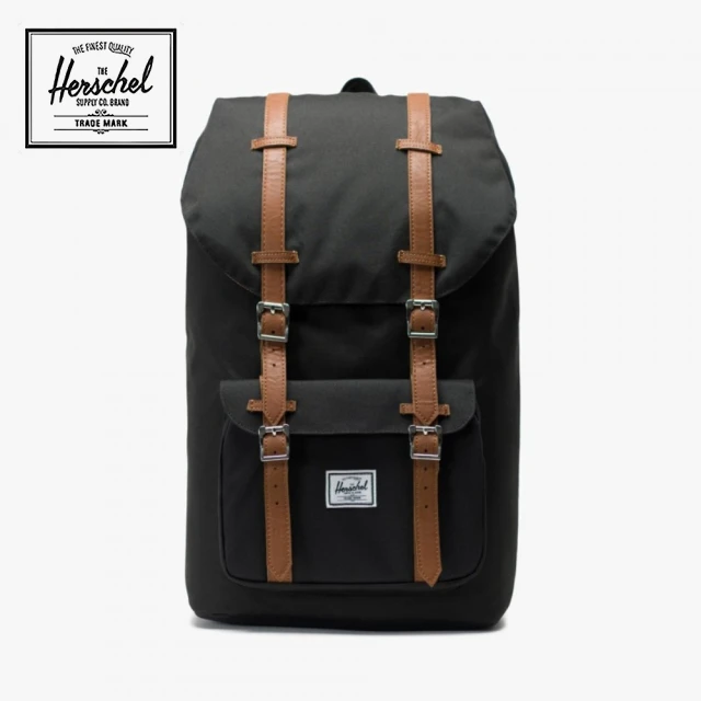 Herschel 官方直營 後背包 15吋筆電包 書包 旅行包 大容量收納 25L Little America 黑(cam