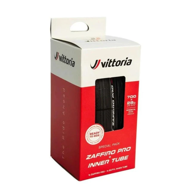 Vittoria ZAFFIRO PRO G2.0 Special pack 1內1外組合 25C/28C(內外胎組合 公路車 外胎 訓練胎 防刺)