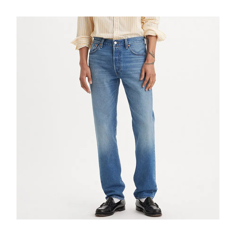 【LEVIS 官方旗艦】501 54 男款中低腰錐形丹寧牛仔褲 人氣新品 A4677-0027