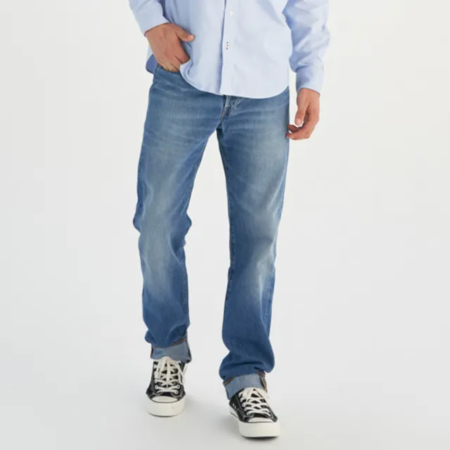 【LEVIS 官方旗艦】501 54 男款中低腰錐形丹寧牛仔褲 人氣新品 A4677-0027