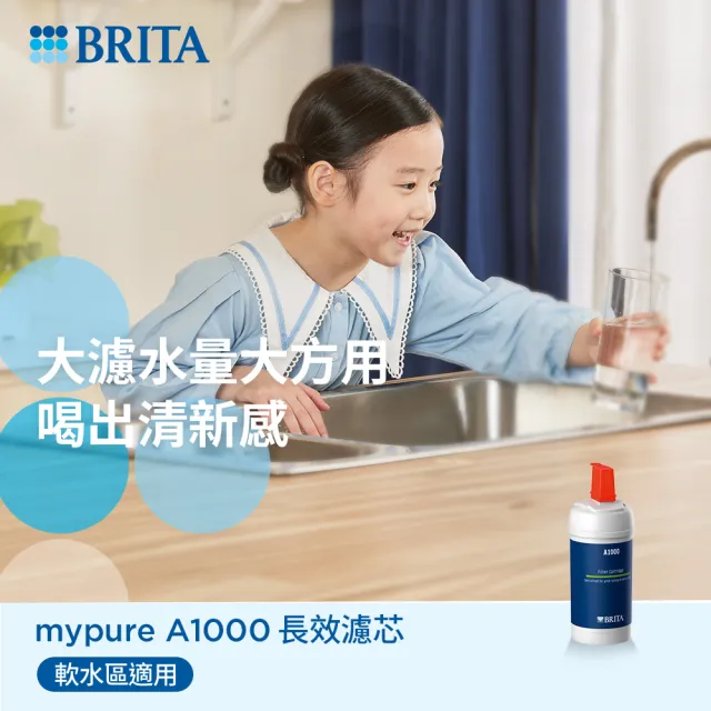 【德國BRITA官方】mypure A1000長效型濾芯(一入)