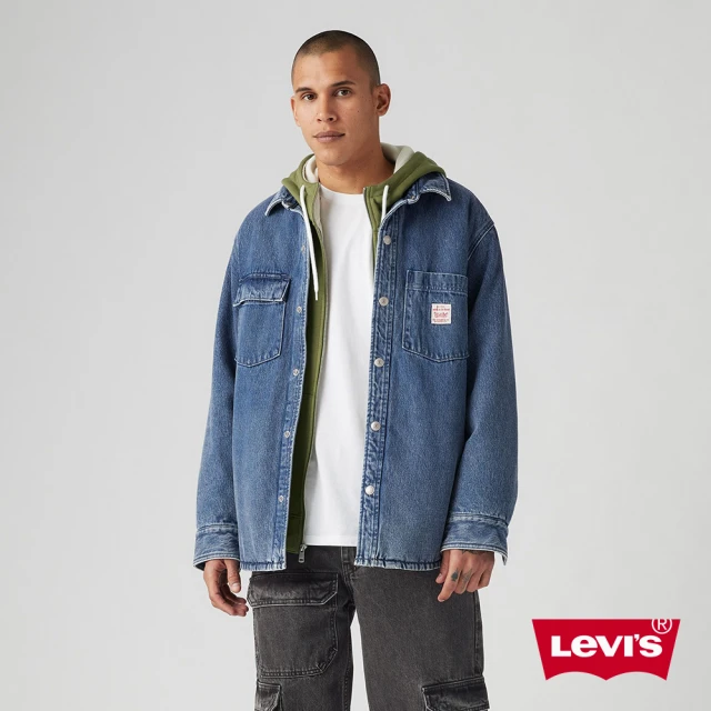 LEVIS 官方旗艦 Workwear工裝系列 男款 燈芯絨襯衫 / 外套 人氣新品 A8582-0004