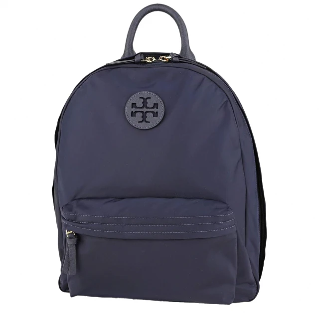 TORY BURCH 經典LOGO素面尼龍後背包