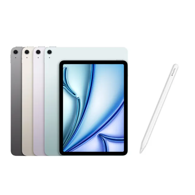 【Apple】2024 iPad Air 11吋/WiFi/128G平板電腦(Apple Pencil Pro組)