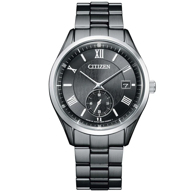 CITIZEN 星辰 GENTS 光動能紳士小秒圈手錶-38.5mm(BV1125-97H)