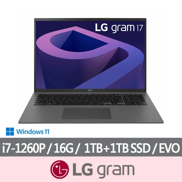 LG 樂金 17吋輕薄筆電(17Z90Q-G.AA79C2/