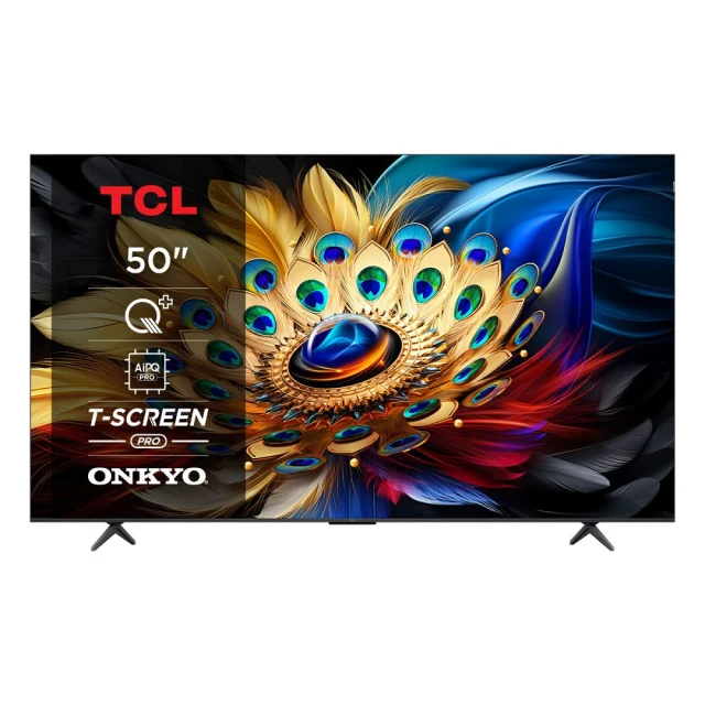 TCL 50型 4K QLED Google TV 智能連網顯示器-基本安裝(50C655)